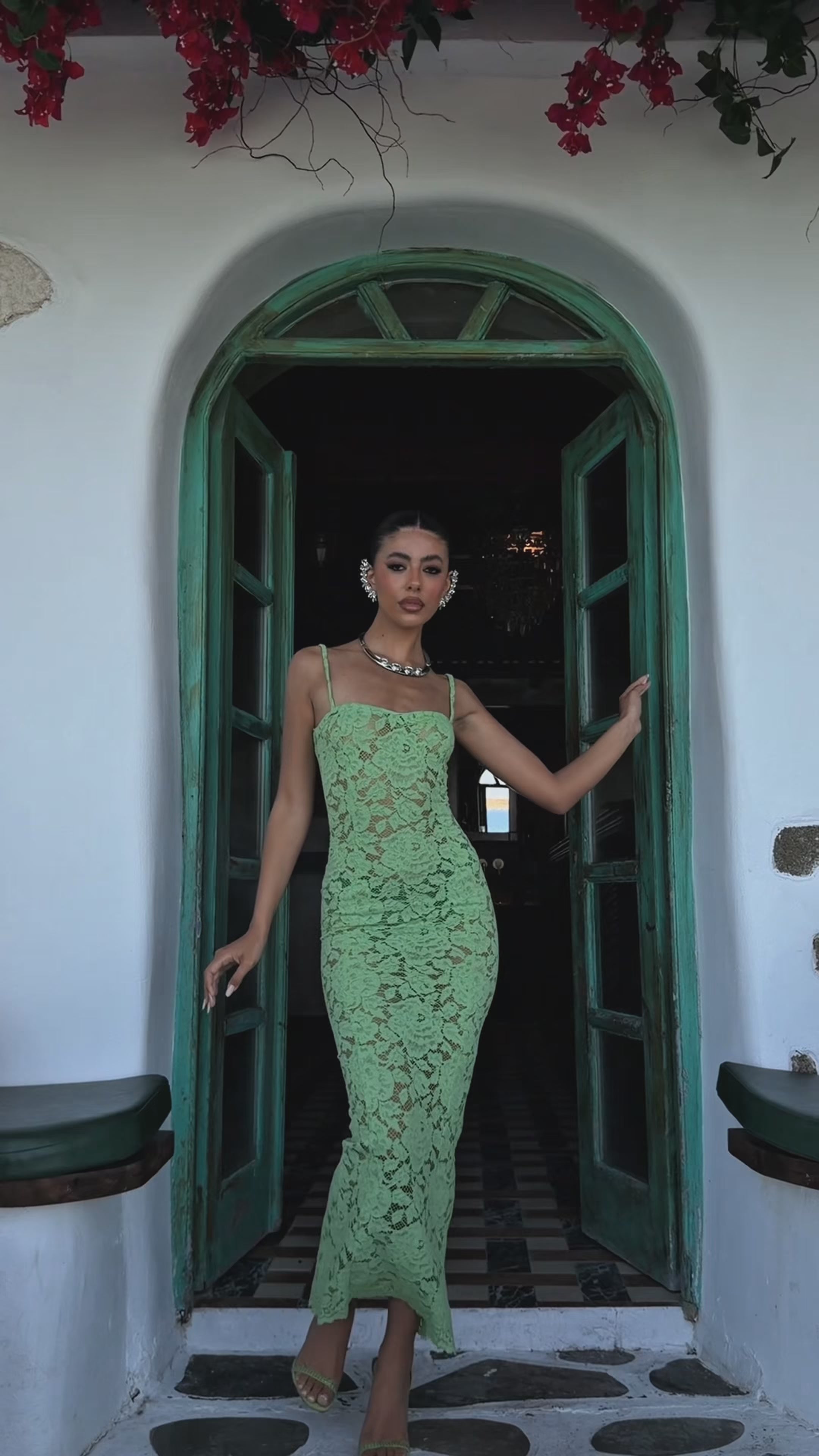 TUBINO PIZZO KALIMERA VERDE BY MARZIA MANGO