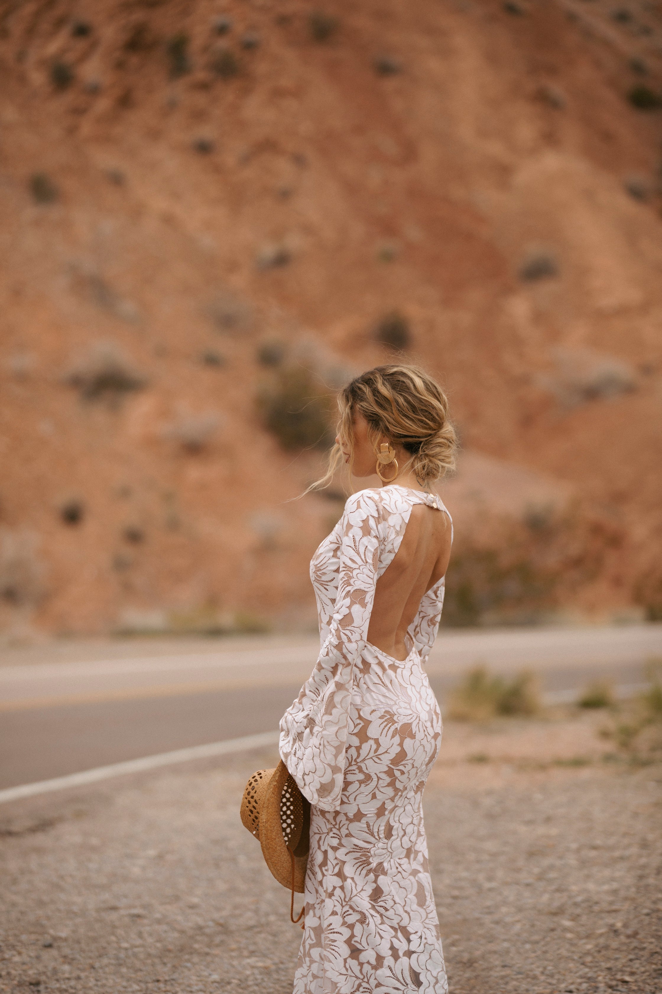 Vestito Valley of Fire bianco