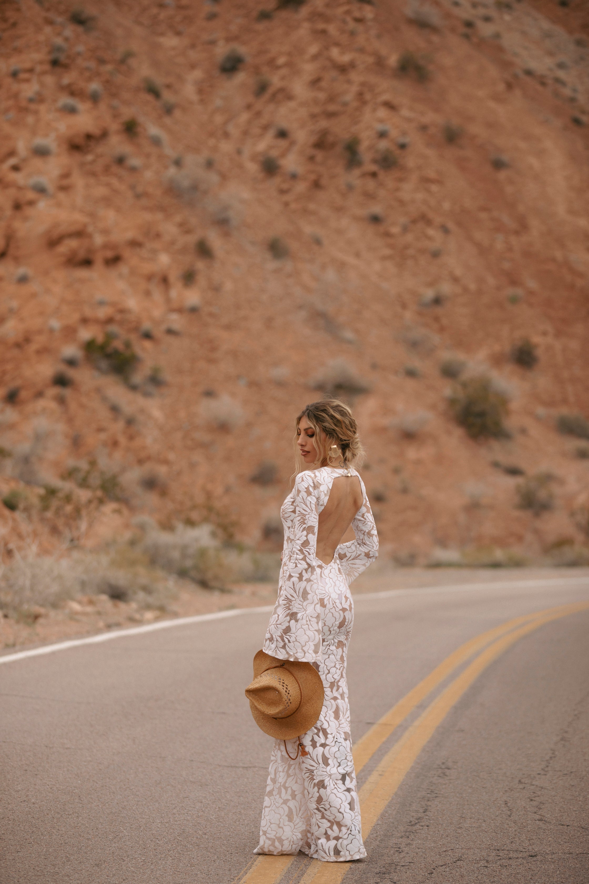 Vestito Valley of Fire bianco