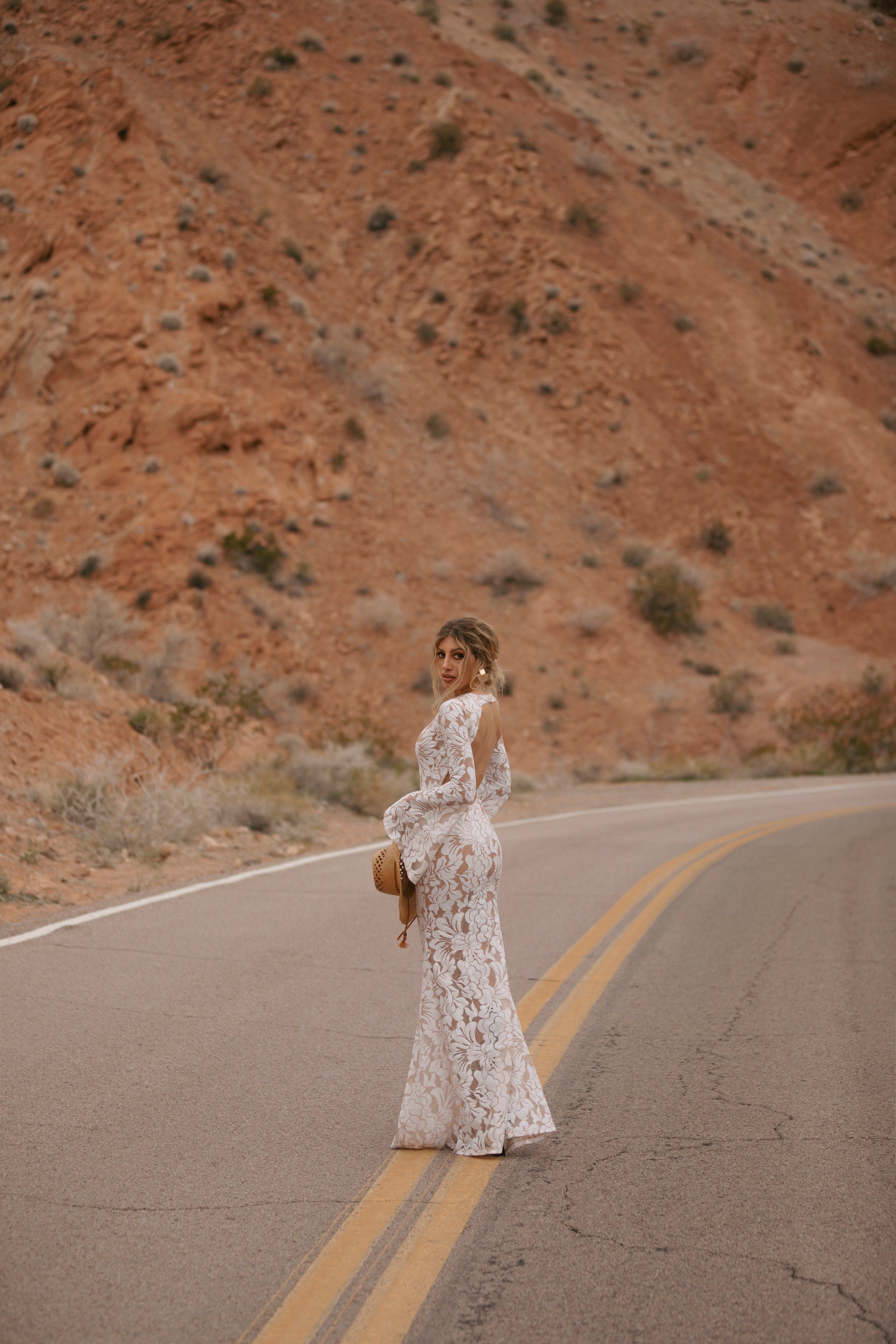 Vestito Valley of Fire bianco