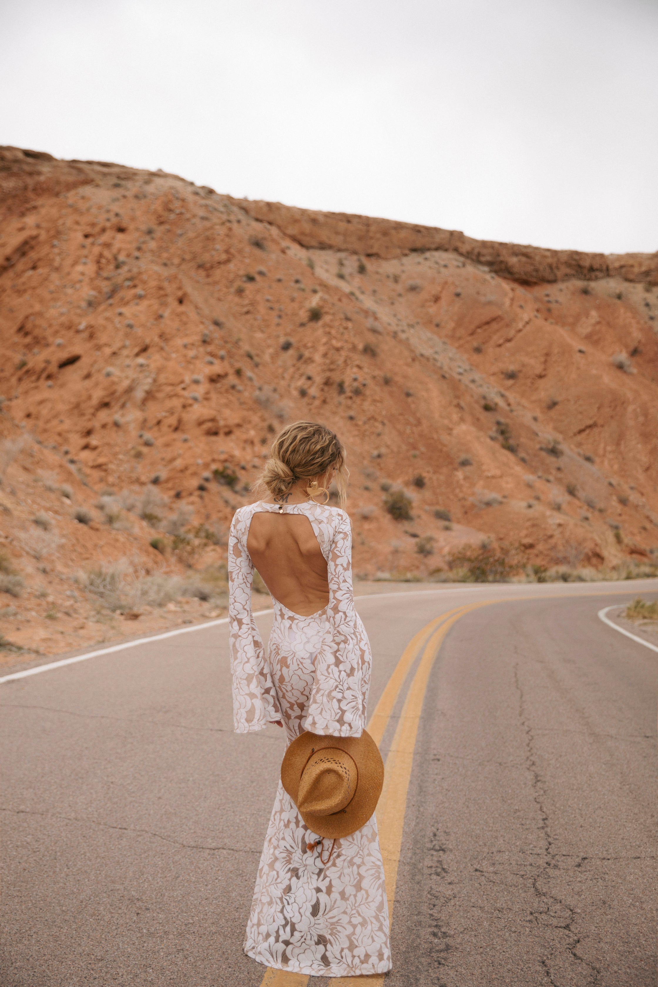 Vestito Valley of Fire bianco